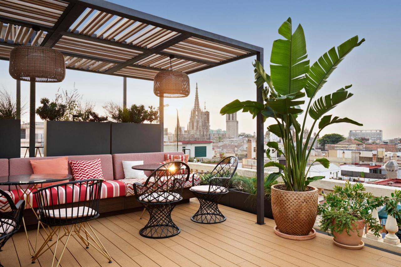 فندق كيمبتون فيفدورا برشلونة المظهر الخارجي الصورة The rooftop terrace